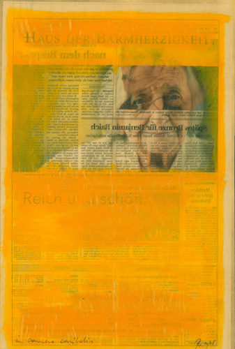 {camera caritatis}, Acryl, Offsetdruck auf Papier, 2006